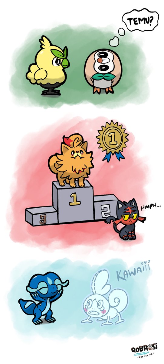 Qobrosi's tweet image. Let's goooo GEN 10 STARTERS!!!

#pokemon #browt #Pombon #Gecqua