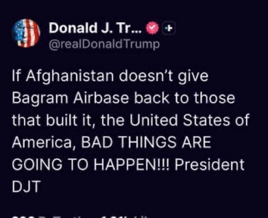 Abdboxer1998's tweet photo. @mikepompeo کل ملا کر کہانی یہ ہے کہ:
پاکستان کی کرایہ دار آرمی اپنے ابو ٹرمپ کی ایما پر لڑ رہی ہے بگرام آئیربیس کے حصول کیلئے وہ اس لیئے کہ یہ ائیر بیس امریکہ کو ایران کے خلاف اسٹریٹیجک سپورٹ فراہم کرے گا۔ليکن جب تک افغان قوم زنده هی ناپاک آرمی کا يه خواب پورا نهي هوګا https://t.co/4fIrp5IlEt