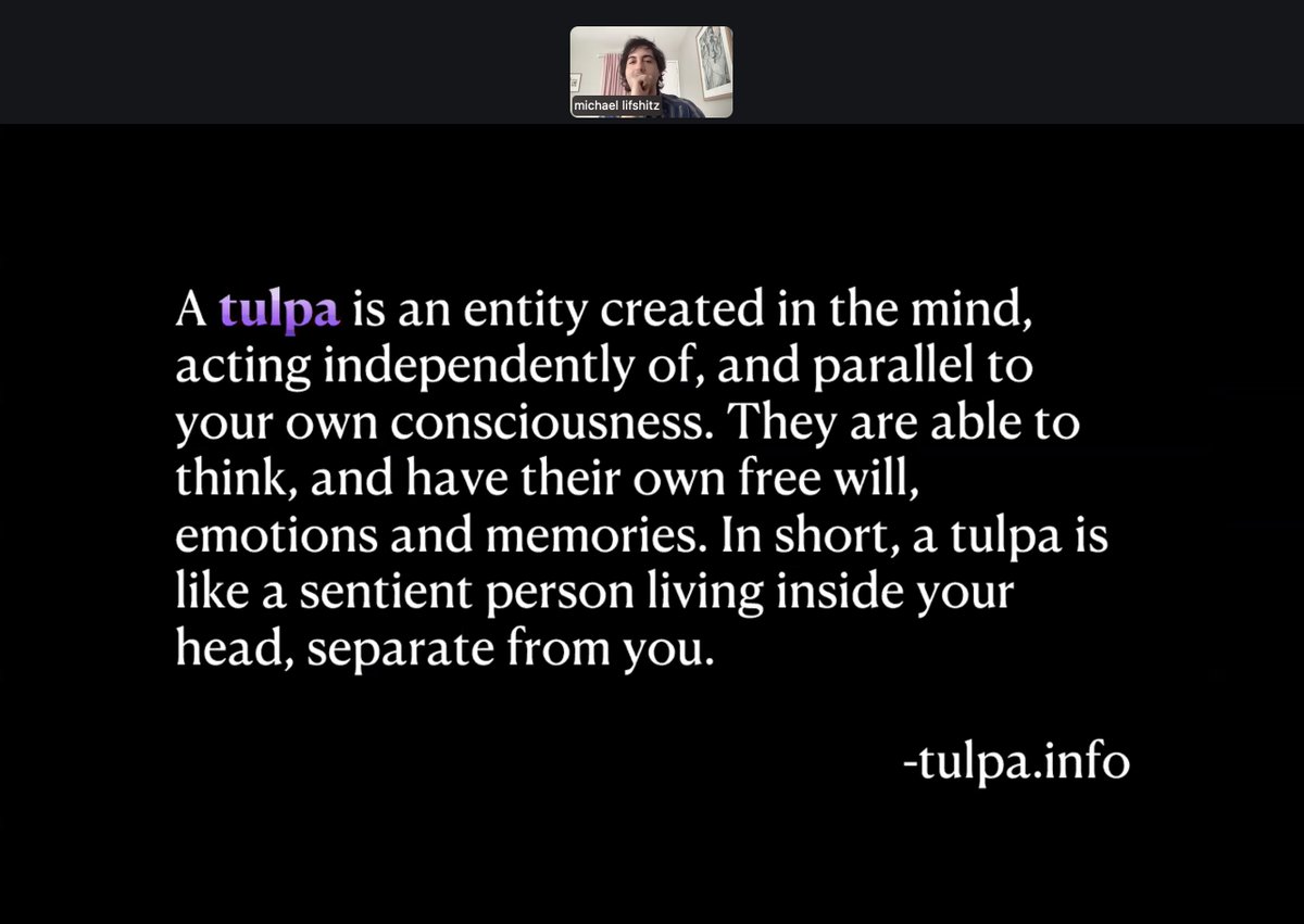 neuromichael's tweet photo. Tulpamancy? How the brain creates second subjectivity. Fascinating work with so many implications. #Tulpamancy #Plurality #ConsciousnessStudies #Neurospirituality #CognitiveScience https://t.co/i8eHRZEH2P
