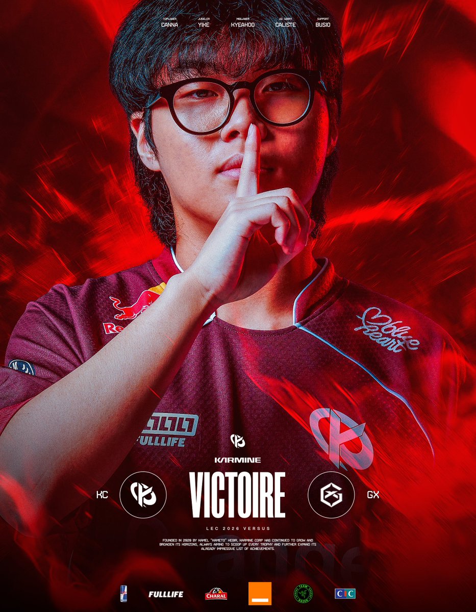 TOP 3 MINIMUM !! #KCWIN 

Mais ce n’est pas encore suffisant : il faut aller chercher ce TOP 1 et on en est plus qu’à deux matchs ! 💪