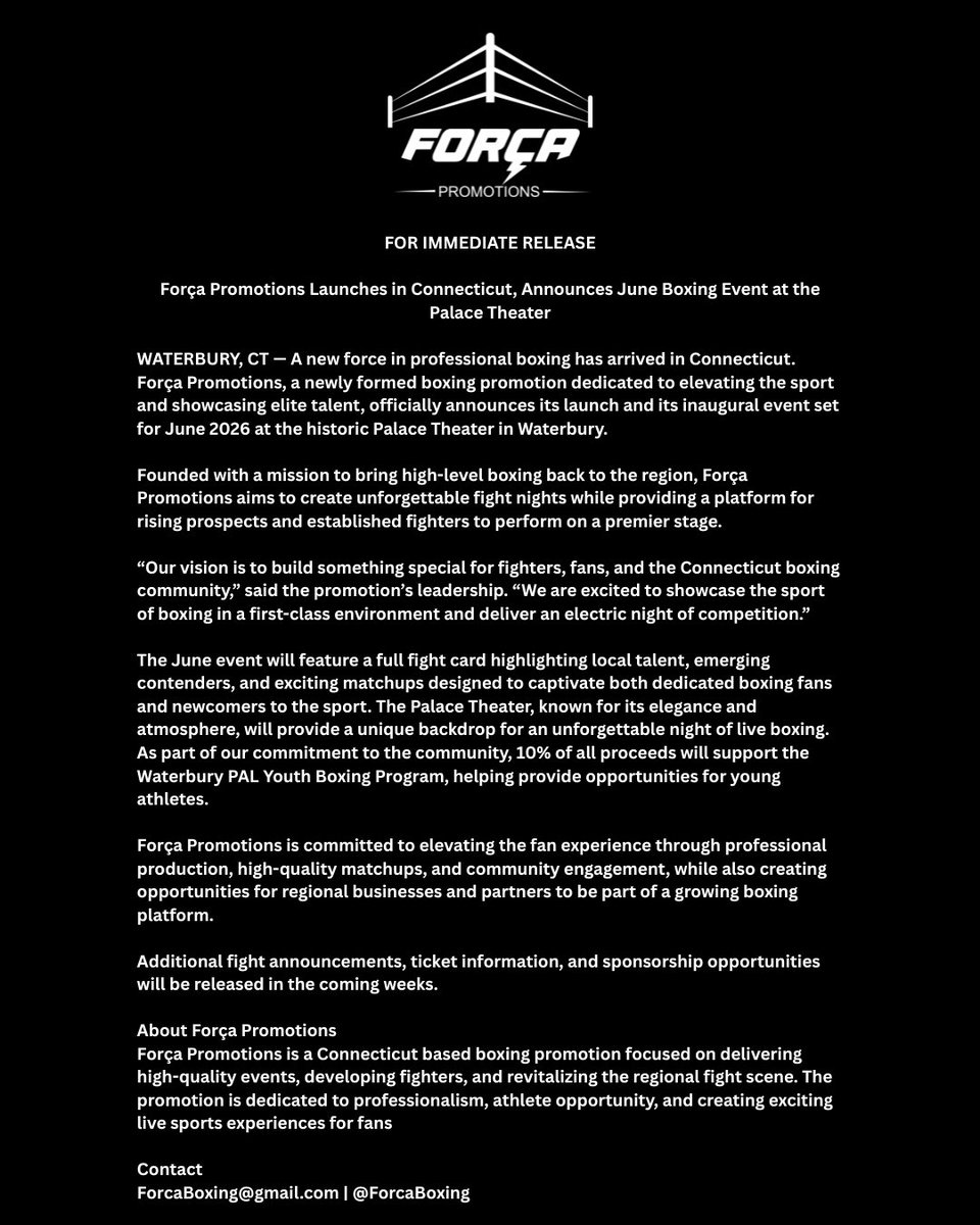 FORÇA PROMOTIONS tweet media