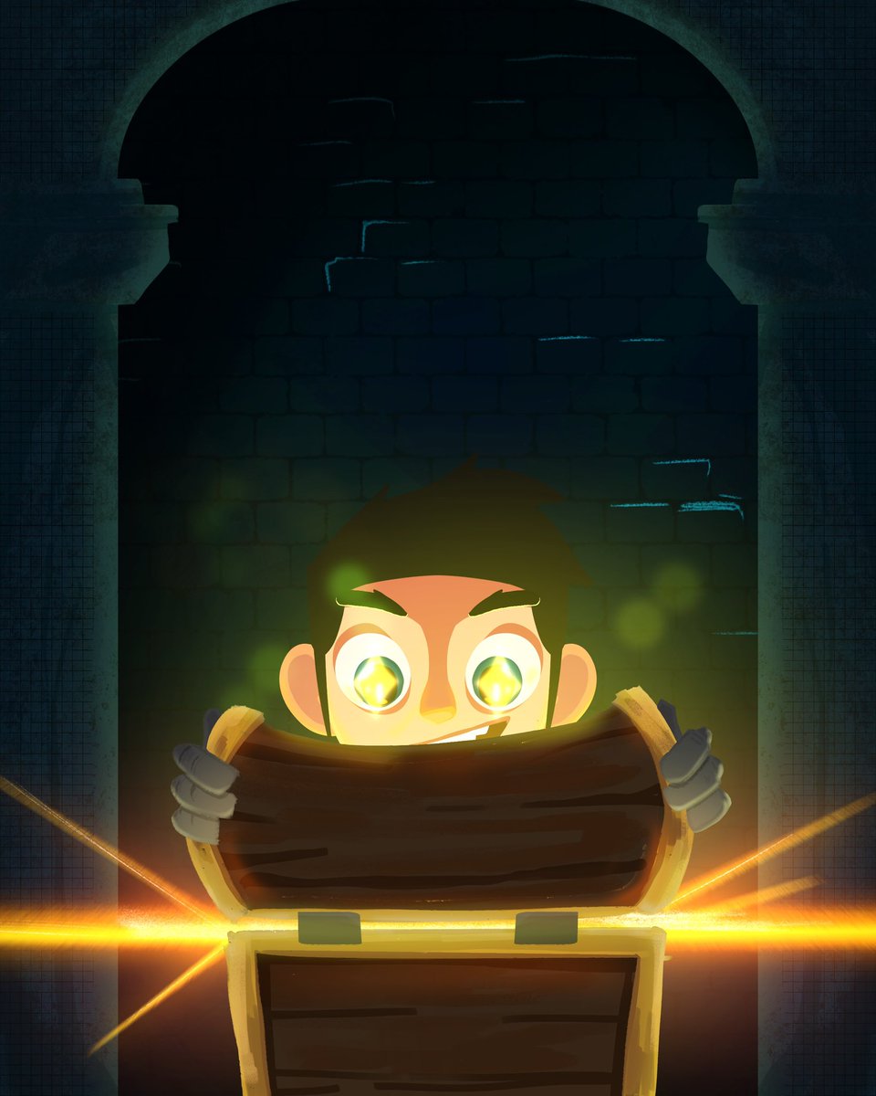 Hidden Treasure 
#PaintTheGates February Prompt