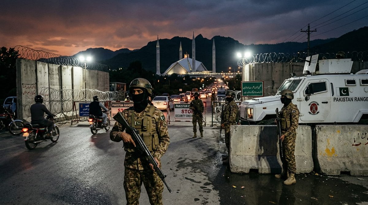 INCPak's tweet photo. Islamabad Under High Alert: Strict Security Measures Enforced https://t.co/QvphYSXY3n #Islamabad #Pakistan #Security #INCPak #Update https://t.co/dpDbmAP051