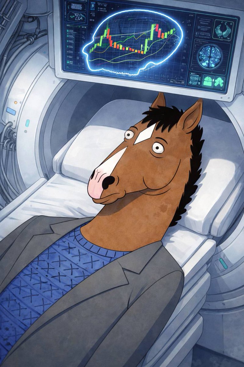 Bojackcoin_sol's tweet photo. When they said you're rambling about crypto and recommended you check your head. https://t.co/wDFYekeRzn