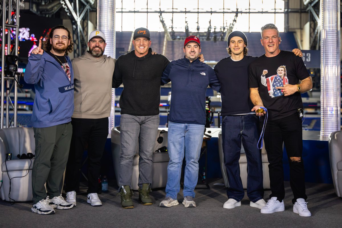 NJDevils's tweet photo. Just a couple of guys spending a Friday afternoon talking puck.

Greatest day in progrum history, @PatMcAfeeShow. https://t.co/nZDCiGnMDV