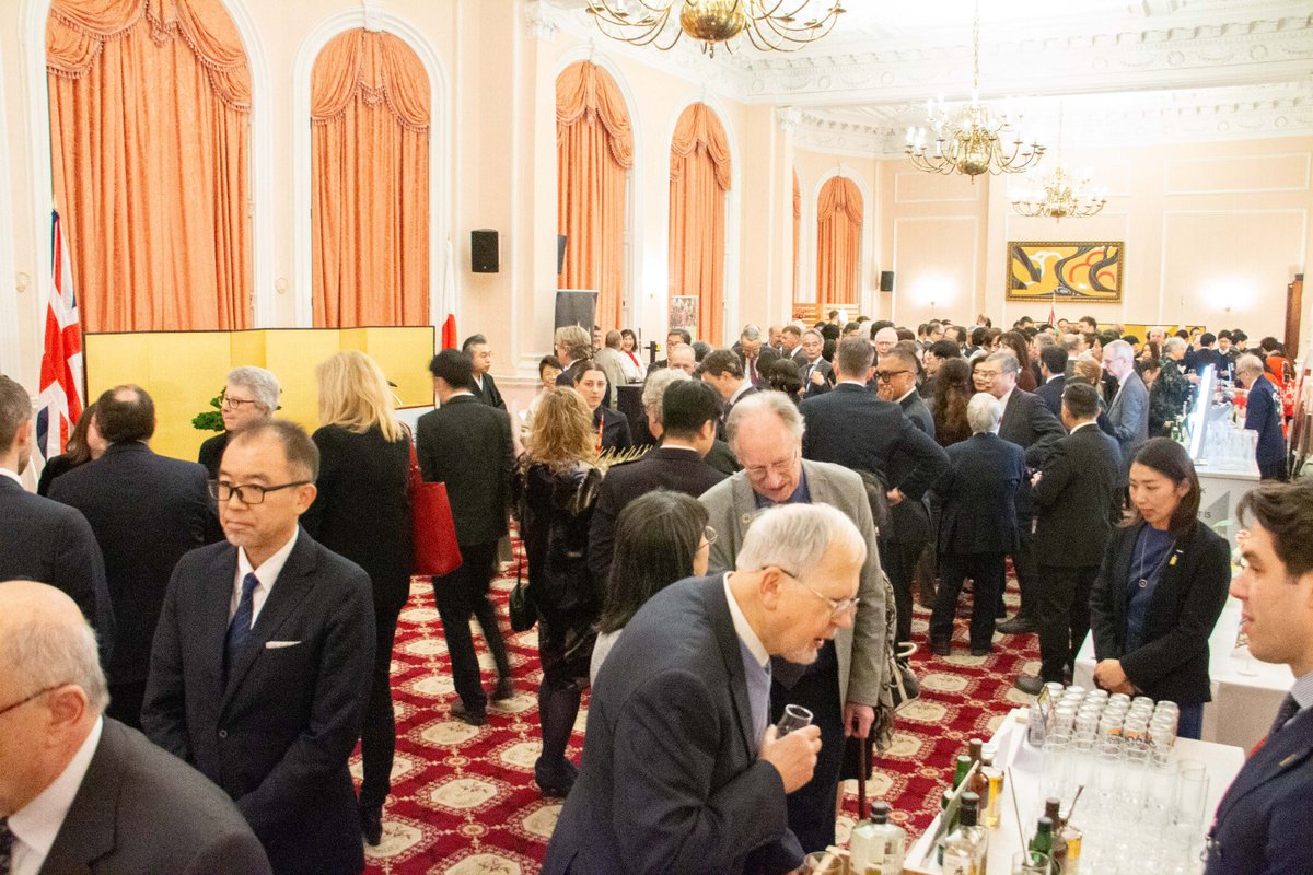 Delighted to welcome so many friends of 🇯🇵 to celebrate His Majesty the Emperor's 66th Birthday! Thank you to Lord Reed <a href="/UKSupremeCourt/">UK Supreme Court</a> for coming as the Guest of Honour. Thank you to Lord Hermer <a href="/attorneygeneral/">Attorney General's Office</a>  for making a toast. Looking forward to elevating 🇯🇵🇬🇧 partnership