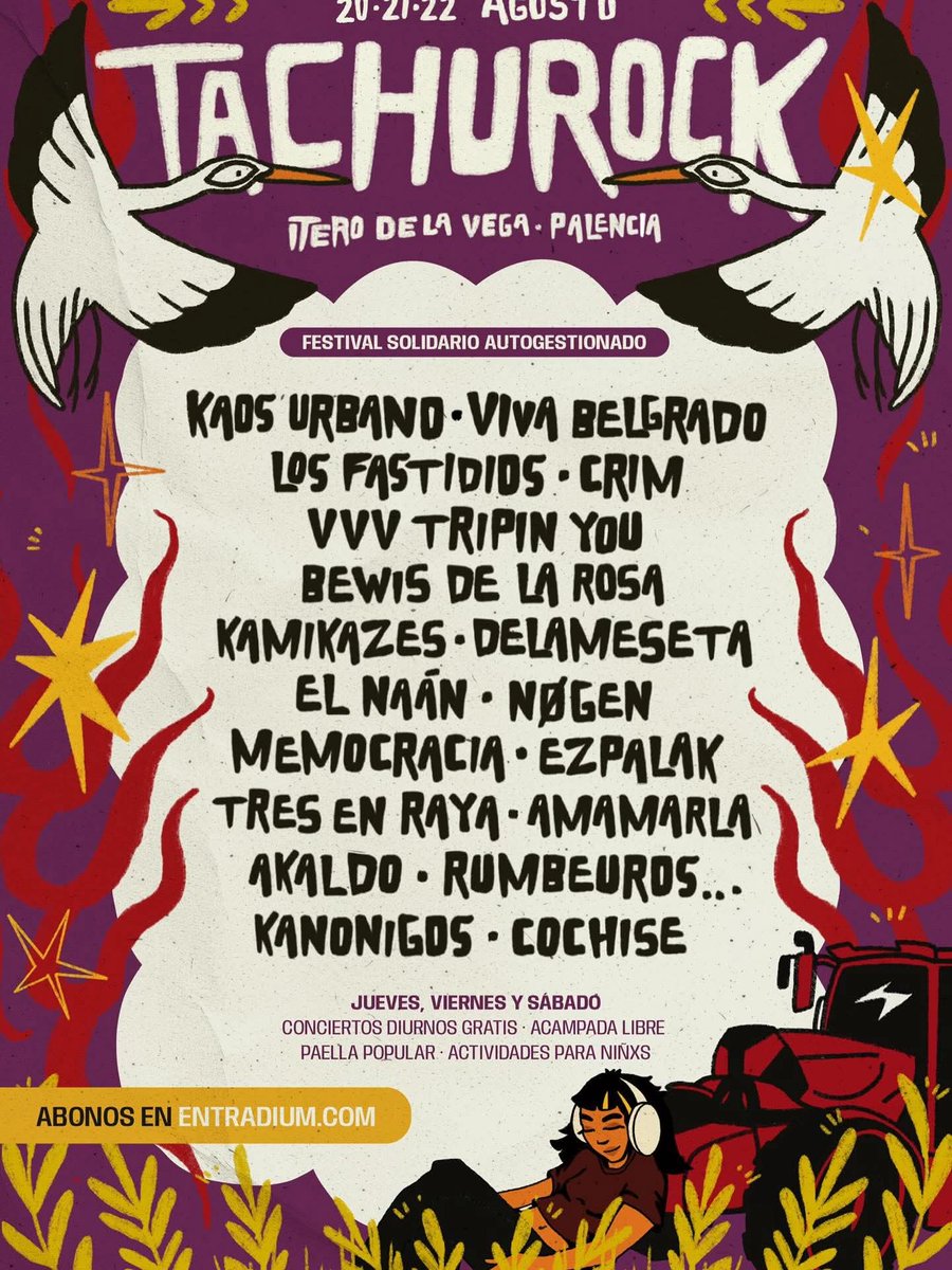 Conciertos y festivales por España tweet media