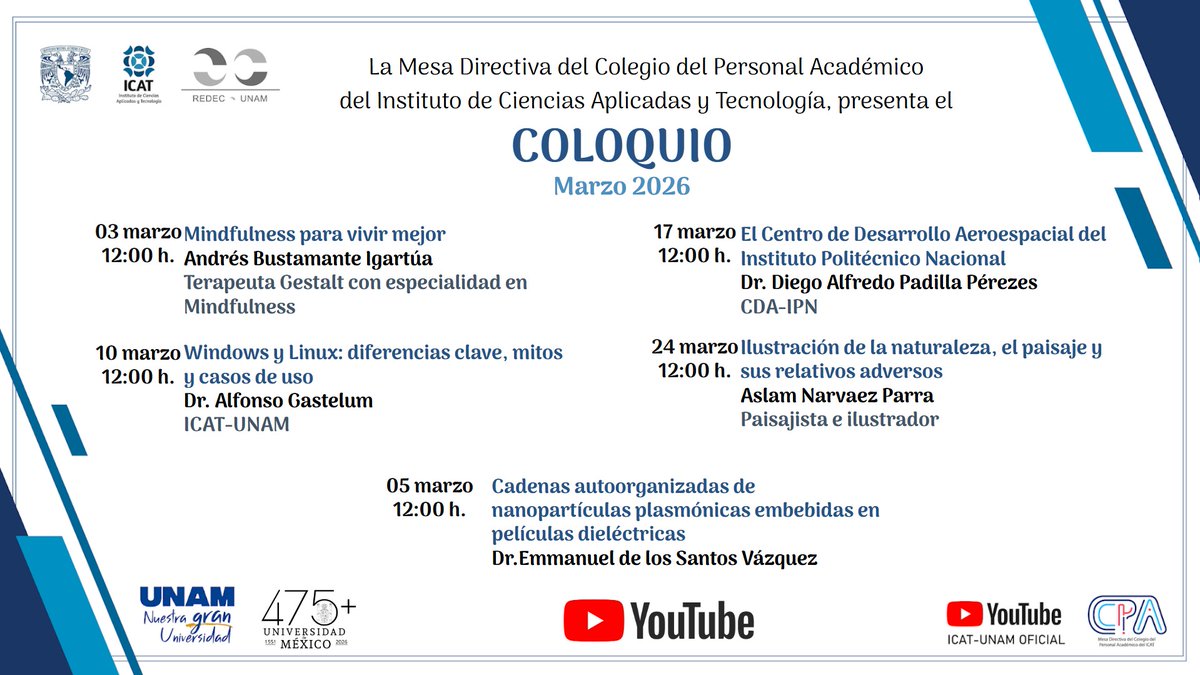 ICAT UNAM tweet media