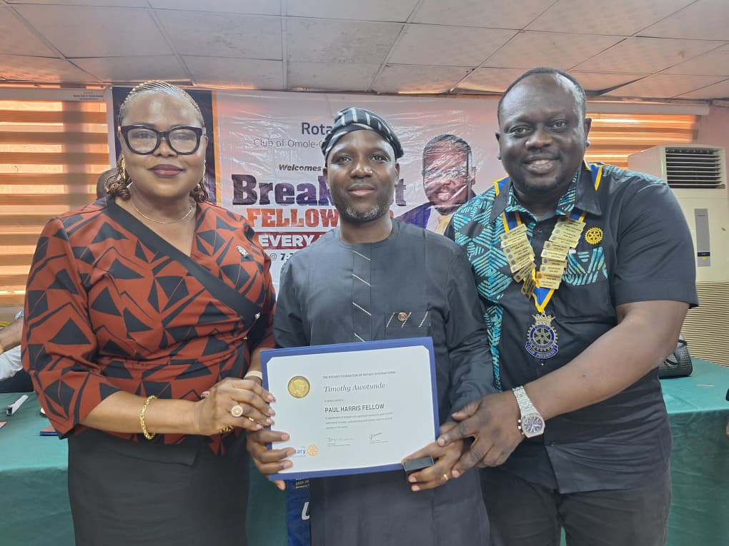 Rotary Club of Omole-Golden tweet media