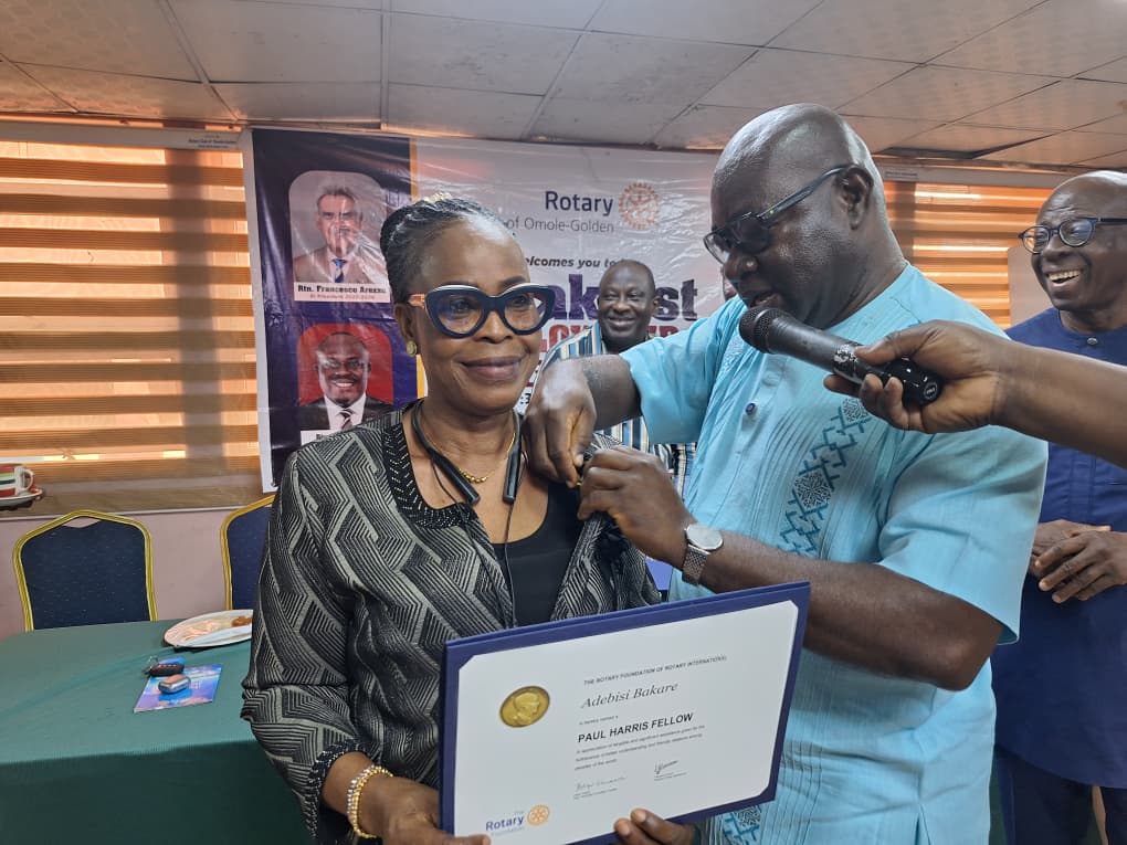 Rotary Club of Omole-Golden tweet media