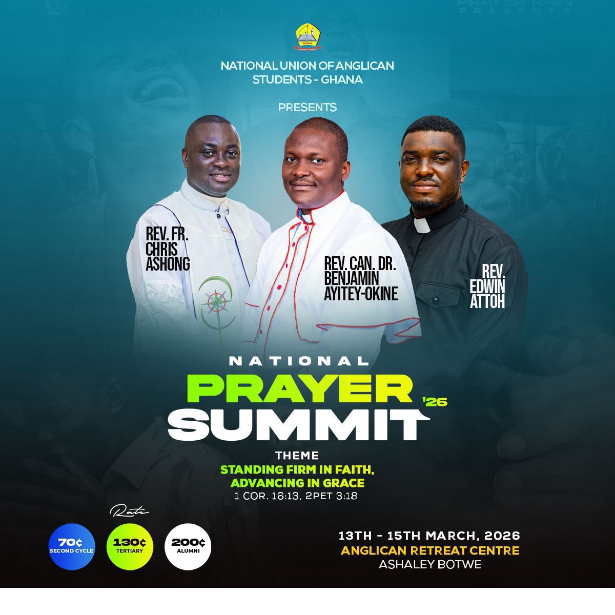 NuasGhana's tweet photo. But grow in the grace and knowledge of our Lord and Savior Jesus Christ. To Him be glory both now and forever! Amen 2 Peter 3:18
May these remaining days stretch your faith, strengthen your spirit, and prepare you for a divine encounter.
#AdvancingInGrace
#PrayerSummit26 https://t.co/4BGTYKwHqC