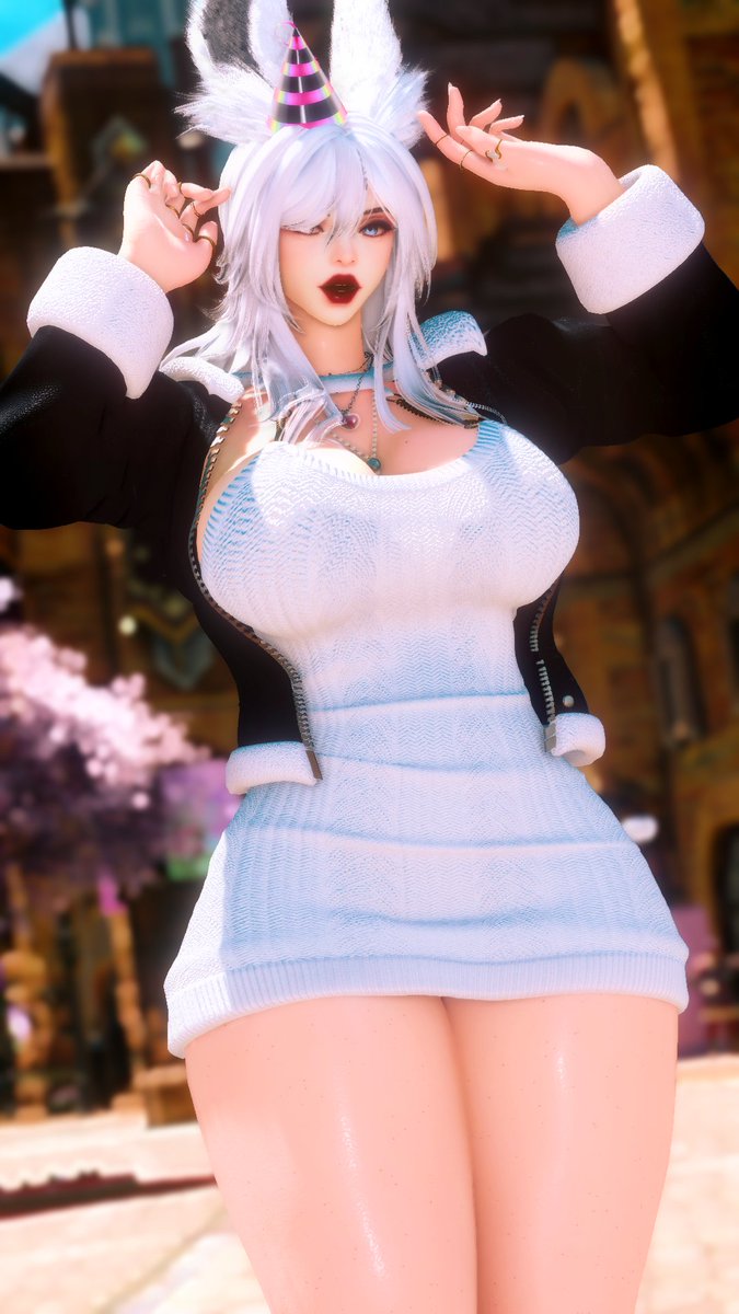 Weissycream's tweet photo. Wanna thank all of you who sent me a birthday wish today! I turn a little bit older today 02/27. If you wish to reach me, find me in FFXIV or discord! Thank you @bunwithfangs for this gift💋💋 https://t.co/7cConYiCMO