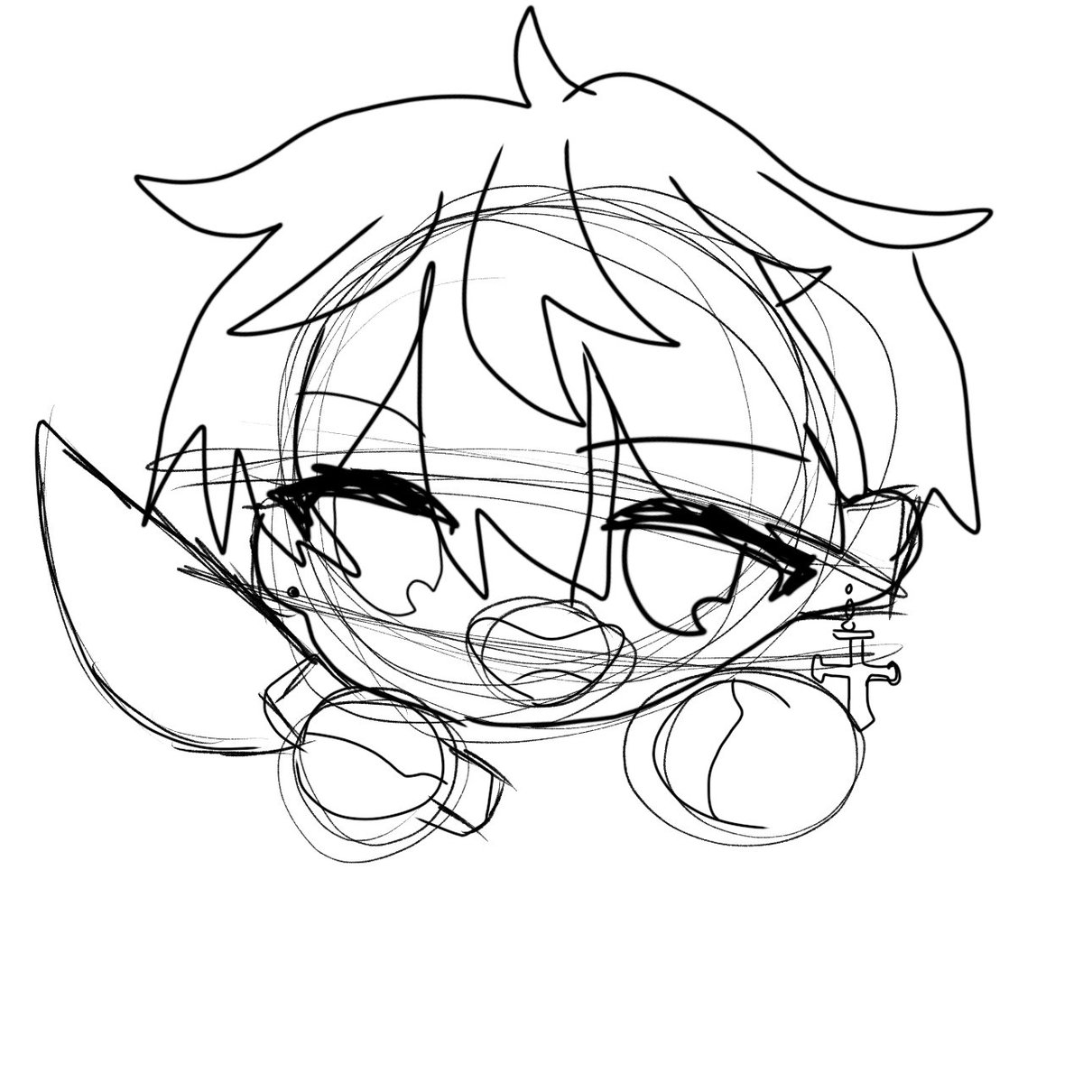 BunnHatter's tweet photo. More art wips ໒꒰ྀི๑ᵔ ᵕ ᵔ๑꒱ྀིა 
Can we guess who it is? (Hint: I follow them) 
#BunnHatter #Bunnlustrator #codeX0art https://t.co/ilAx6ZnJ36