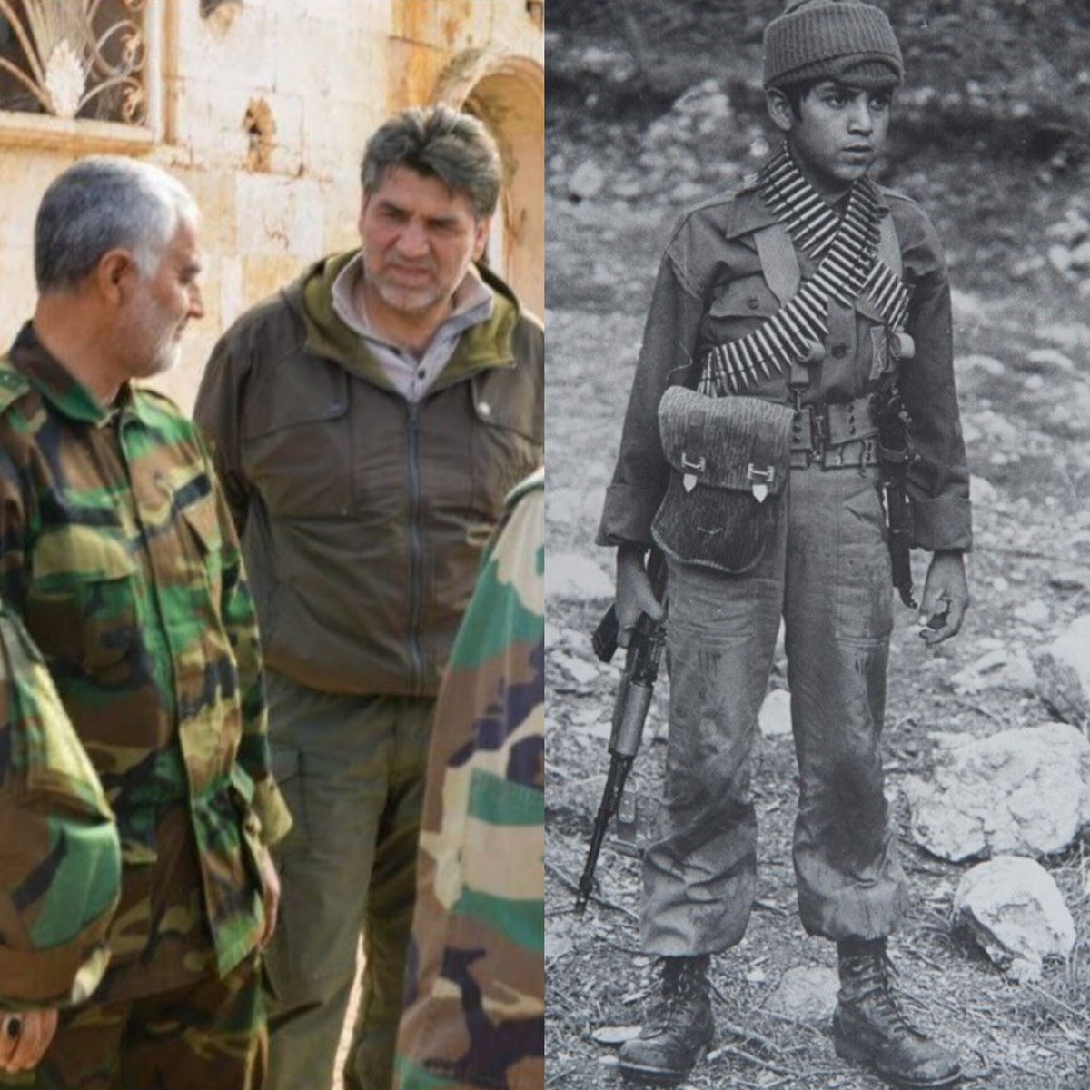 روح #شهید ابوالفضل نیکویی شاد که از کودکی کار بزرگان میکرد و نهایتا در کسوت جانشین اطلاعات نیرو قدس شهید شد
برا من کفش خاکیش جذابیت بیشتری داره تا اون خلبان آمریکایی