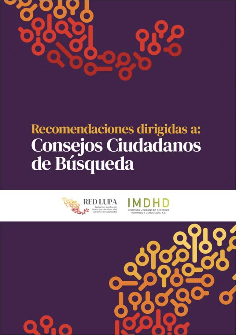 📢 Recomendaciones para fortalecer los Consejos Ciudadanos de Búsqueda #desaparición en México, los Consejos Ciudadanos de Búsqueda son una pieza clave para vigilar las acciones del Estado y fortalecer la participación de las familias.   

Lee aquí ⬇️
imdhd.org/redlupa/inform…