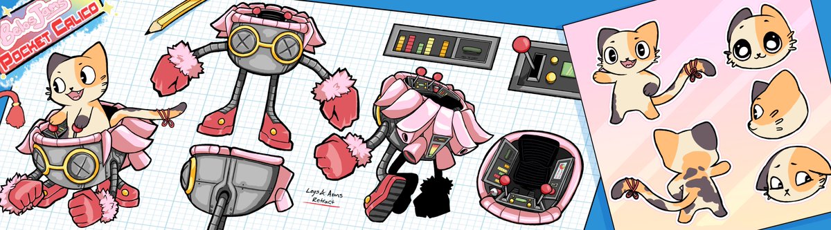 belosjams's tweet photo. The Next step in my vtubing career is here! Soon The Pocket Calico is FINALLY going on it's own adventure~! https://t.co/T4iguQd2tP