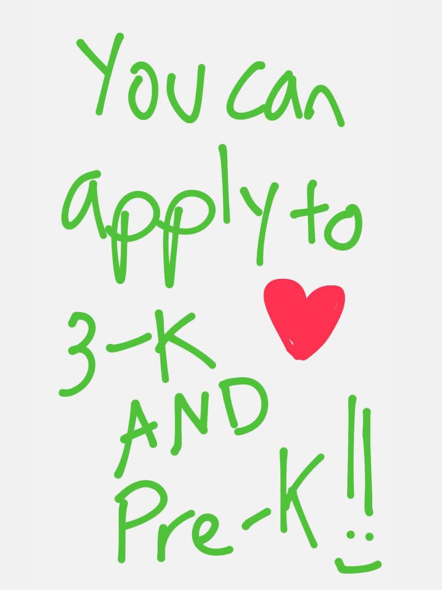 NYCSchools's tweet photo. 3-K and Pre-K applications close TODAY! 🚨 

Time is running out…so we brought in some creative design help from artists in the making. 😉🖍️

Apply now at: https://t.co/0QkSKz1REo https://t.co/C4arSgi0kO