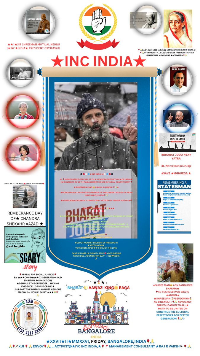 rajeducator8's tweet photo. #WishXVibe🌹🙏@RoyalFamily @SoniaGandhi_FC @RahulGandhi @priyankagandhi @irobertvadra @IYC @INCIndia @POTUS46Archive  @CMOMaharashtra @CMofKarnataka @CMODelhi @DarthPutinKGB @ShriAyodhya_ 
@Google @X @LinkedIn @harimenon_bb @SECPartner_JJM @YouTube @PostMortemRDT @elonmusk https://t.co/IX5oQpO6E8