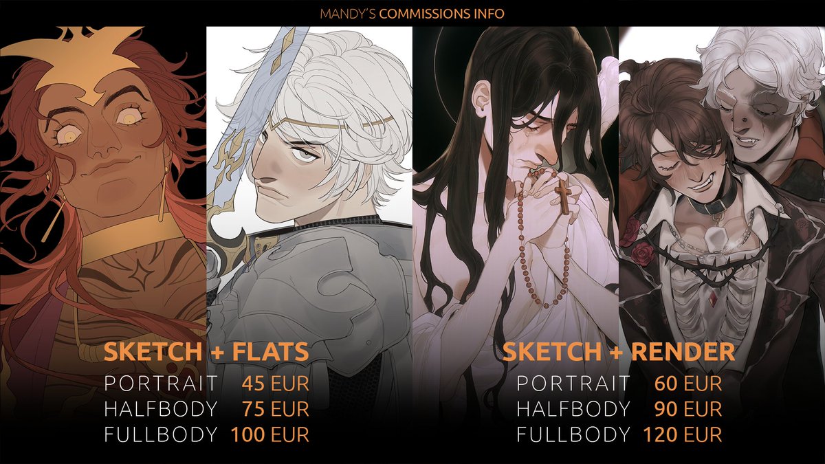 mandykurosaki's tweet photo. 🪻 COMMS: OPEN! 🪻

Updated my info post and added new services.
Unlimited slots for now. Let's work together! 💫

RTs are very appreciated. Thank you for your continued support! ✌️😆💕

🔽 EXTRA INFO + LINK BELOW 🔽 https://t.co/G3460bFmLx