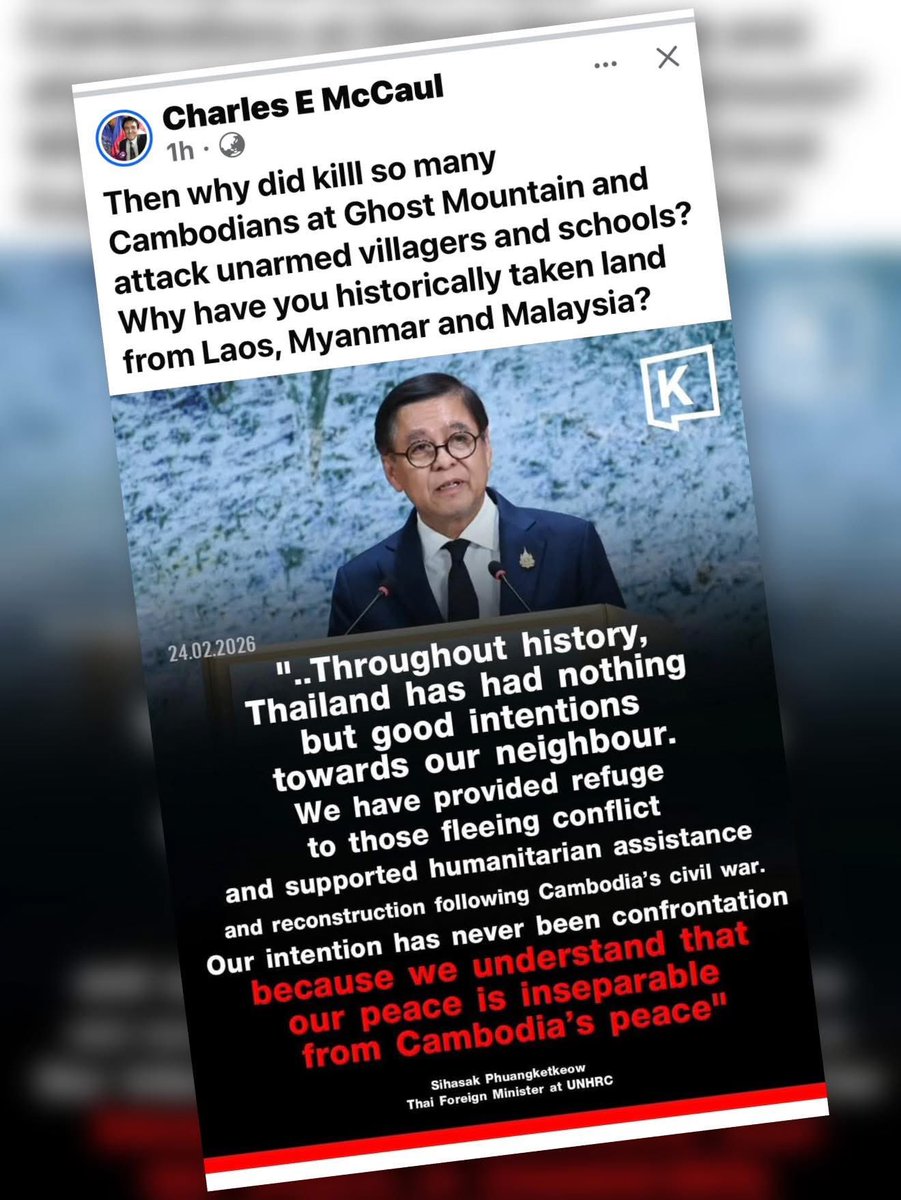 Questions to Thai Foreign Minister!