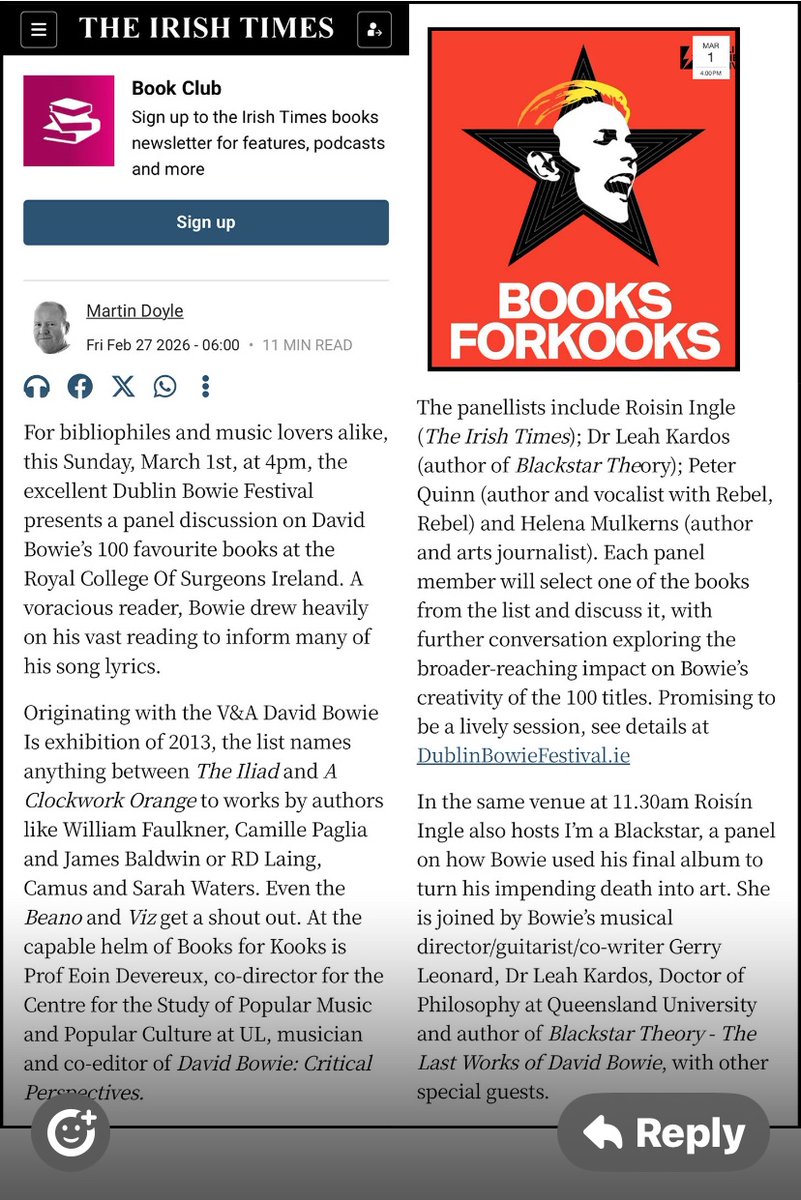 Eoin Devereux, Writer tweet media