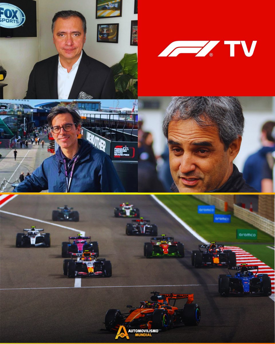 ¡¡FIN DE LOS RUMORES!!  🚨🇲🇽

CHACHO LÓPEZ, DIEGO MEJÍA y JUAN PABLO MONTOYA serán los encargados de la transmisión de F1TV en español para todo el mundo.

F1TV producirá desde CDMX la señal en español, también para Apple TV.

vía - <a href="/TribunaDeporOK/">Tribuna Deportiva</a>