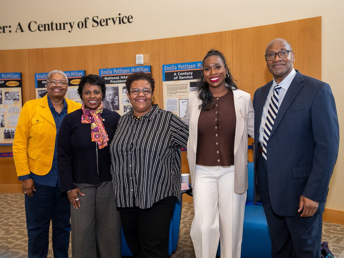 MorganStateU's tweet photo. This week, a powerful masterclass on the history of Black Librarians was held at the Earl S. Richardson Library, creating space for reflection, learning, and meaningful dialogue.

As Black history continues to unfold every day, it is vital to uplift the scholars, storytellers, and stewards who preserve and protect the richness of our shared legacy.

#BlackHistory365 #TheNationalTreasure