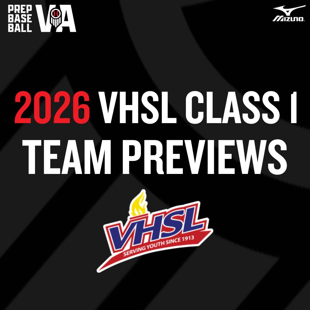 PrepBaseballVA's tweet photo. 📝 Season Previews: VHSL Class 1 📝

Take a look at the VHSL Class 1 Season Preview to see the outlook for the 2026 season.

Full Story ➡️ https://t.co/XKKe3iAZXa

#BeSeen https://t.co/3fgu1JFLGU