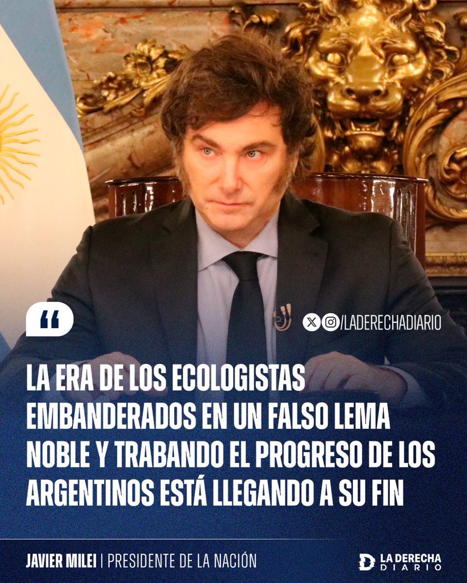 Milei sostuvo que se termina la etapa en la que el ambientalismo ideológico frenaba el desarrollo. Con la reforma de la Ley de Glaciares, el país apuesta a producir donde antes había bloqueo.