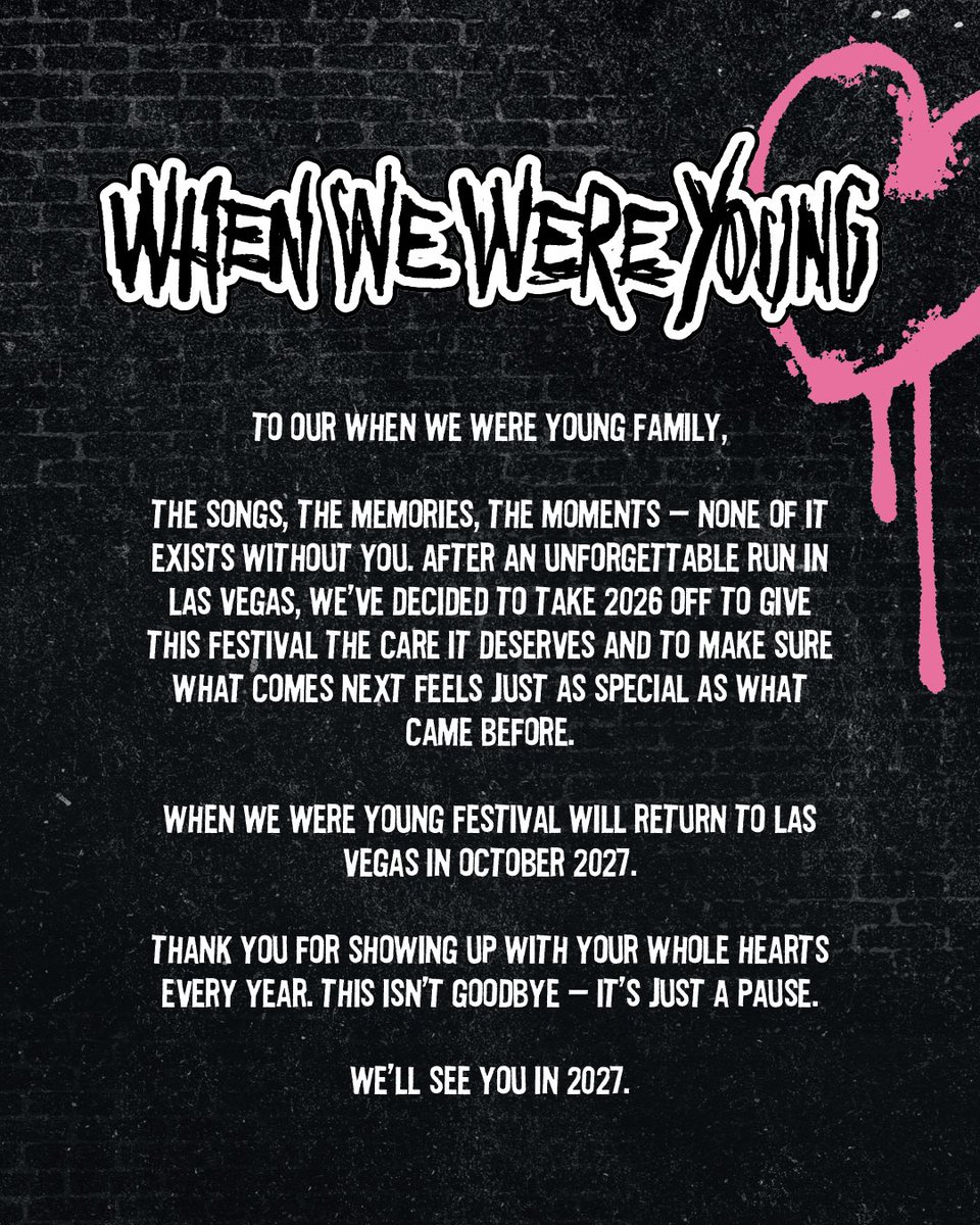 When We Were Young tweet media