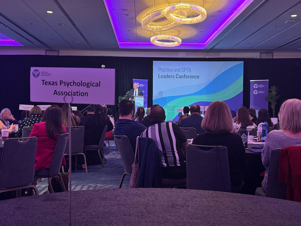 texaspsyc's tweet photo. Earlier this month, TPA volunteer leaders and staff attended the Practice &amp; SPTA Leaders Conference (PSLC) hosted by APA Services in Washington, DC.

By connecting w/ peers nationwide, TPA continues to bring back insights &amp; tools that help us better serve TX psychologists! https://t.co/goVaEN58EV