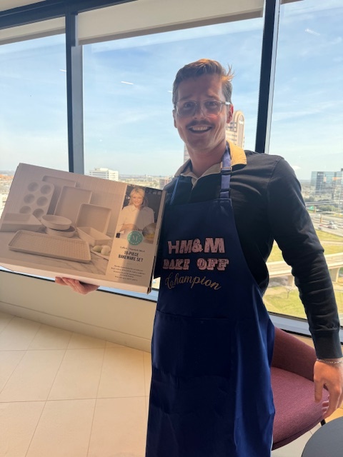 HMMDFW's tweet photo. Our HM&amp;M Fun Committee hosted our HM&amp;M 2026 Bake-Off this week: 16 submissions, 5 judges, and some real winners! 
Thanks to all who participated!
#TeamBuilding #CorporateCulture #BusySeason #TaxSeason #AccountingCareers https://t.co/rtN5MYd1J0