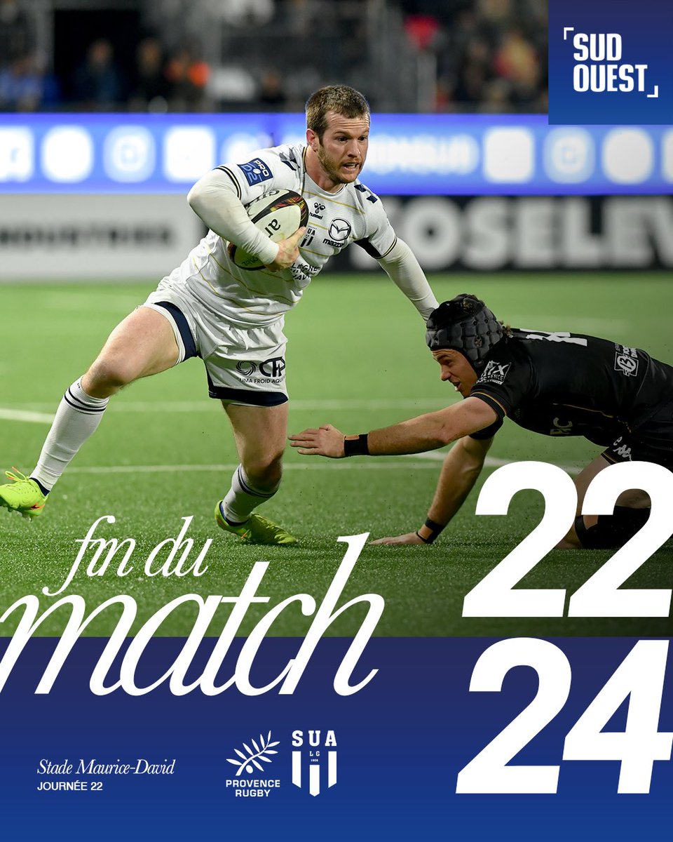 Agen Rugby - SUA LG tweet media