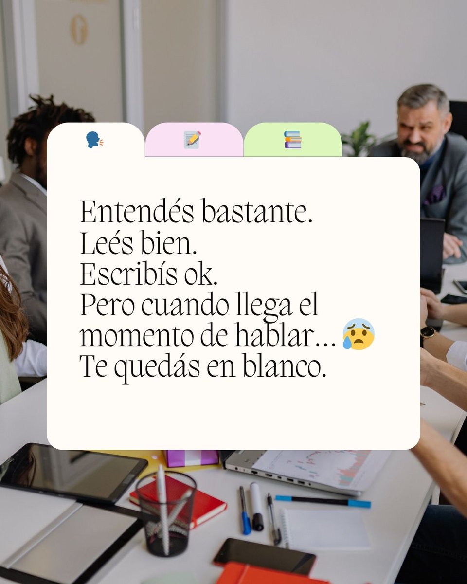 TradFlorSisi's tweet photo. 🅲🅾🅽🆅🅴🆁🆂🅰🆃🅸🅾🅽 🆂🅴🆂🆂🅸🅾🅽🆂
🗣️💬 ¿Sentís que entendés inglés pero te cuesta hablarlo con fluidez?
Si ya tenés un nivel B1 o superior y querés ganar confianza al expresarte, mis clases de conversación son el próximo paso 🚀 https://t.co/TTJuR2DFFQ