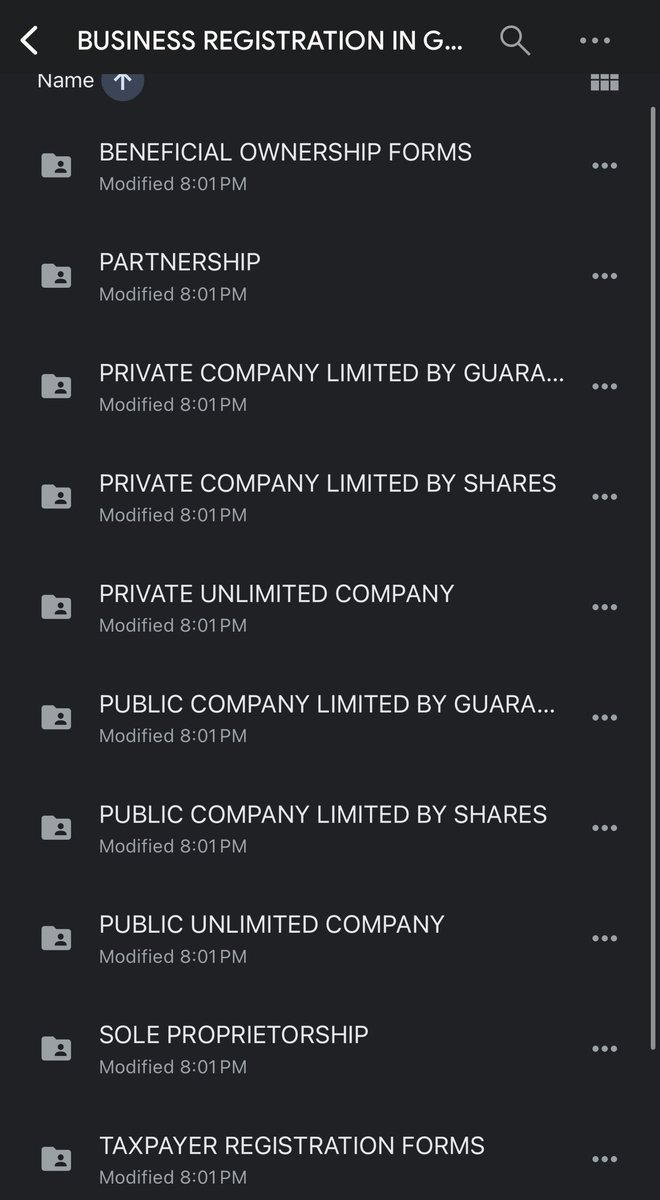 THE FULL PROCESS FOR BUSINESS REGISTRATION IN GHANA. 

drive.google.com/drive/folders/…