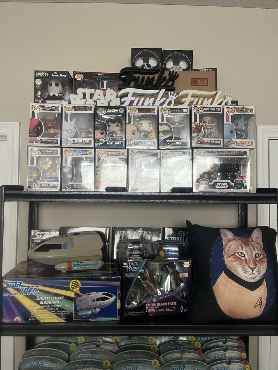 Alxstprophet's tweet photo. Just wanted to share a small part of my collection. 🖖@wilw @jonathansfrakes @BrentSpiner https://t.co/nqmtho8RVK