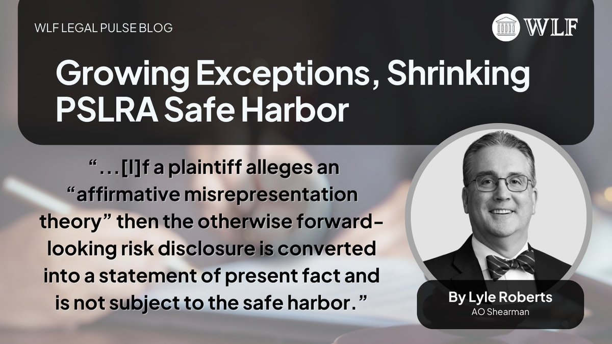 Washington Legal Foundation tweet media