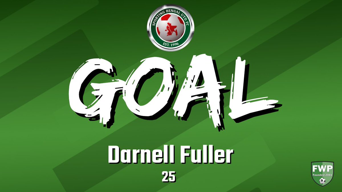 SportingBengal's tweet photo. GOAL: SPORTING BENGAL UNITED 2-0 Frenford - Darnell Fuller (25') https://t.co/mEX4TiBsOL