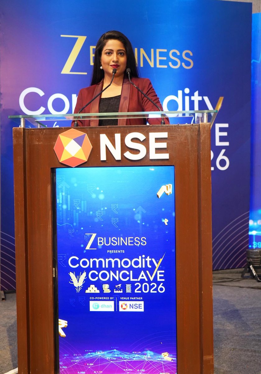 Gitanjlimathur's tweet photo. Another day. #commodityconclave #zeebusiness #nseindia @ZeeBusiness https://t.co/zFYByABGGb