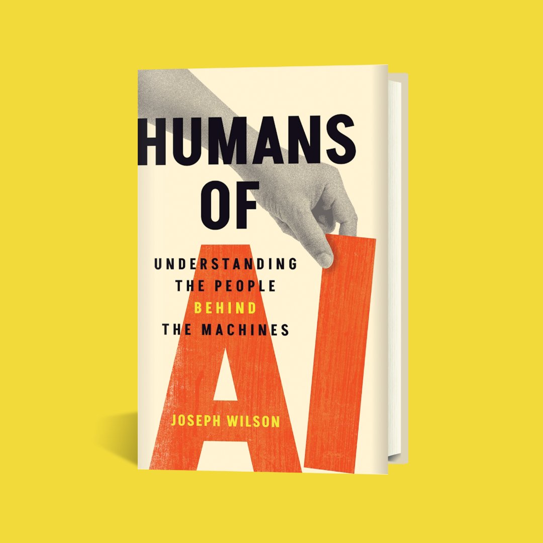 utpress's tweet image. “There is no better way to understand what's going on with AI than to understand the people who make it, maintain it, and critique it." @npseaver @tuftsuniversity
Pick up your copy: bit.ly/4tsesTe
@‌josephwilsonca #HumansOfAI #ChatGPT