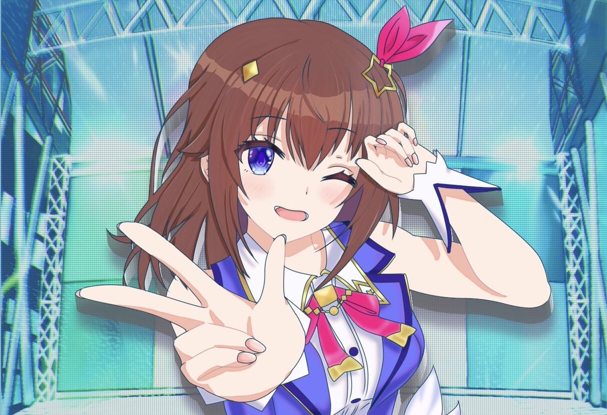 RT @Axelle_noir: 友人のために初めて描いたときのそらちゃん…！ 喜ん