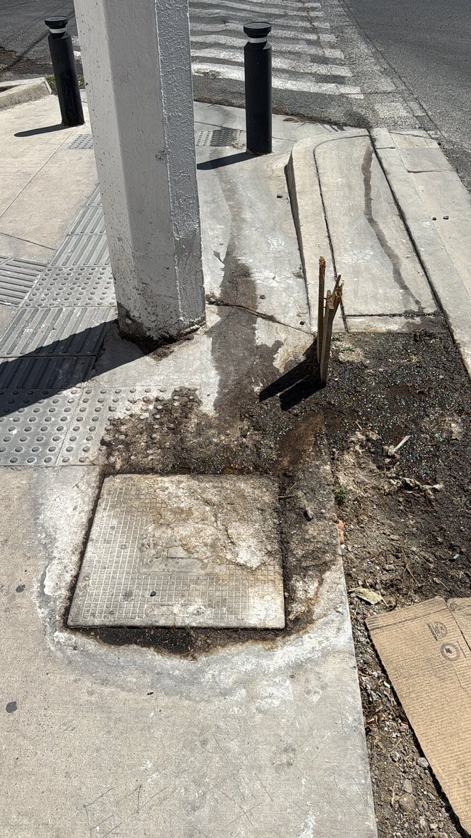 jcroco's tweet photo. @siapagdl @ZapopanGob @GobiernoJalisco @TVAztecaJalisco @Trafico_ZMG 

Meses reportando esta fuga de agua y SIAPA sigue sin hacer caso 

Av. Las Torres esquina nubes de Marte en la Gloria del Colli https://t.co/R4UKIHSgq6