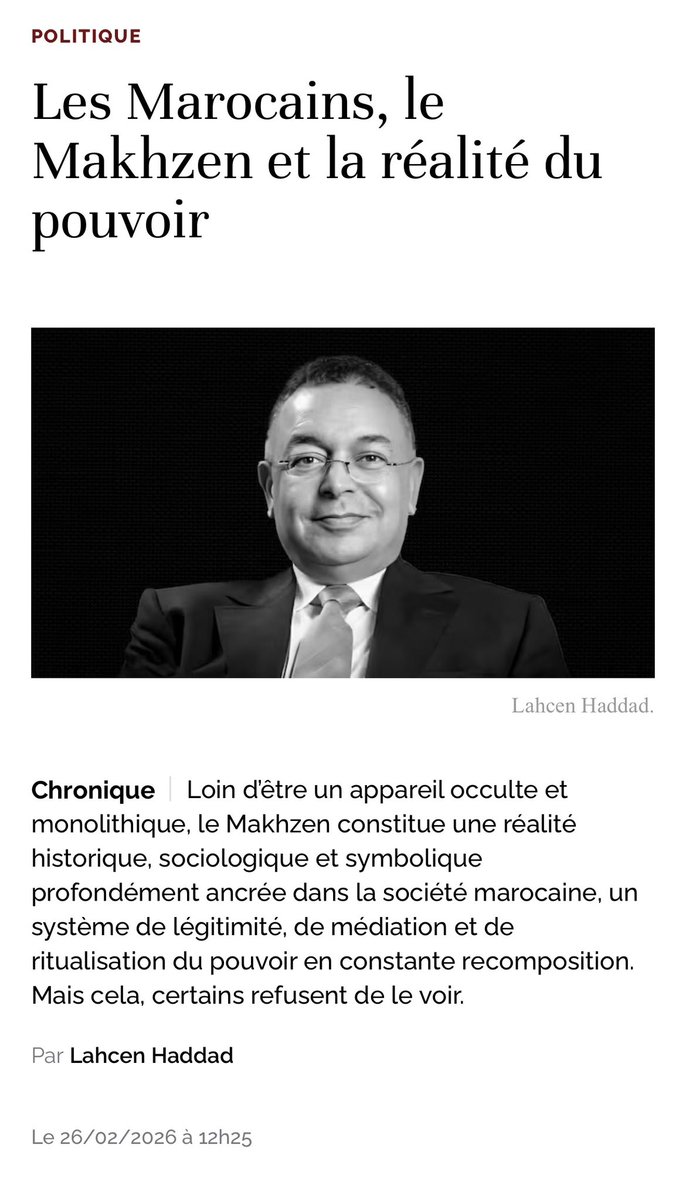 Le Makhzen entre mythe et réalité : anatomie d’un trope pseudo-révolutionnaire

Les échanges récents que j’ai eus avec certains journalistes et essayistes européens mettent en lumière un récit récurrent opposant de manière simpliste un « Makhzen » supposément centralisé et