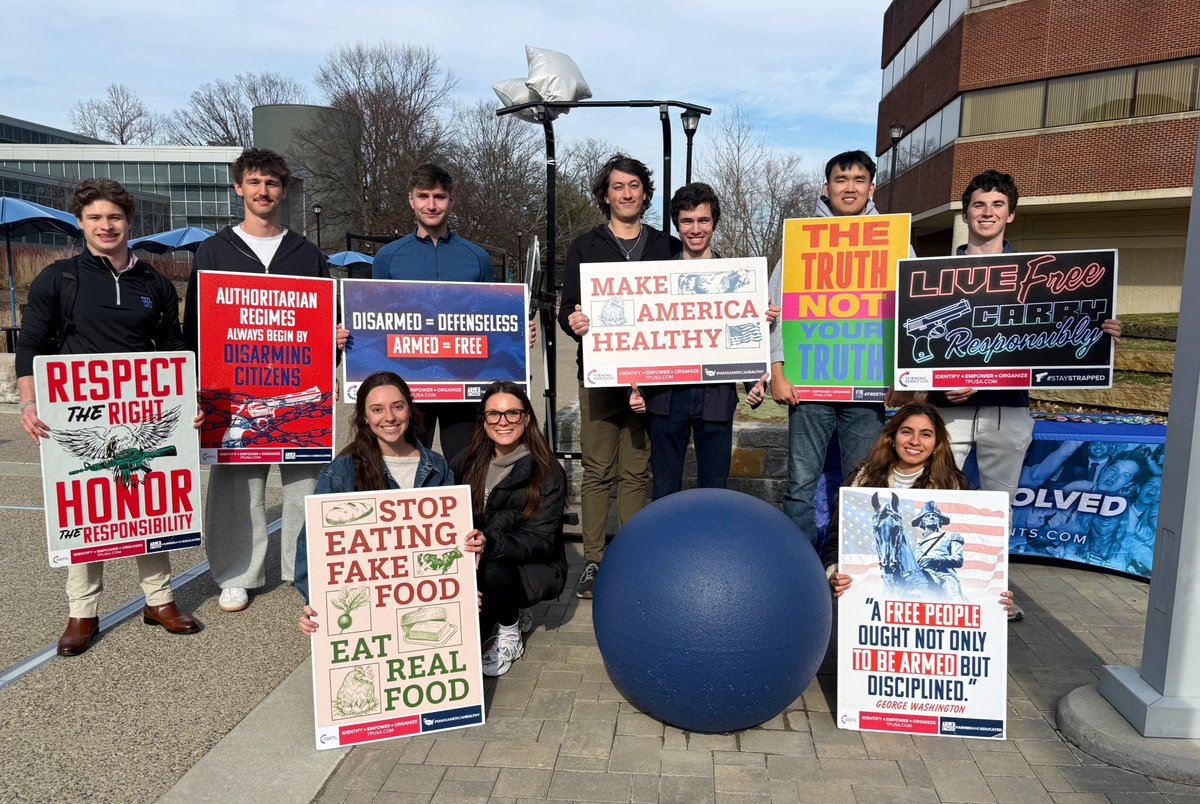 The BEST week with <a href="/MaddyDelRio/">Maddy Del Rio</a> in the Bluegrass Territory!🐎🇺🇸

SO proud of the <a href="/tpusastudents/">TPUSA Students</a> in Kentucky paving the way for the next generation of conservative activists! 
#ChaptersChangeTheWorld