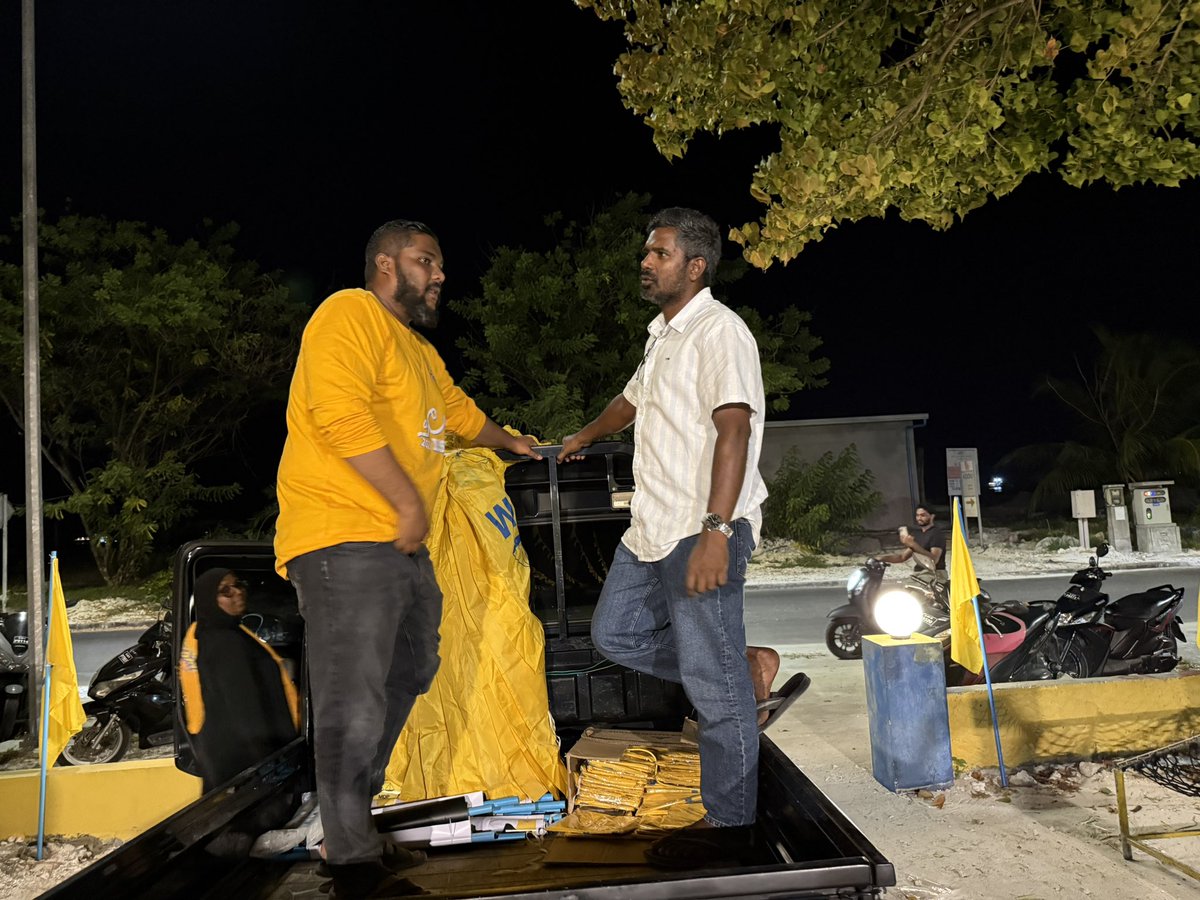 adduXfiles's tweet photo. Happening Now | Behind the Scenes
Addu Feydhoo
Vision. Commitment. Action.
For the people, by the people.
#HeyvallaThayyaru
#VoteISSE ✅ Candidate Number 5️⃣
#VoteMDP ✅
#FeydhooMaadhela
#LCE2026 #WDC2026 https://t.co/Ni91I8HK46