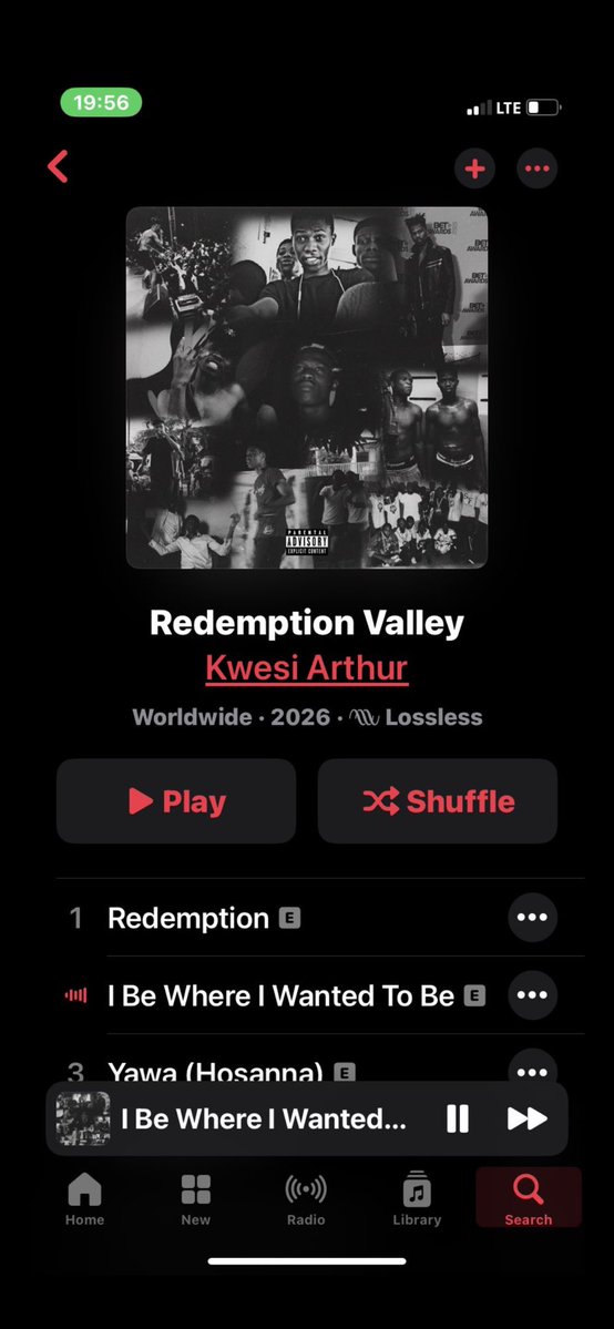 Another time to remind you to listen to one of the best music 🎶 Lyrics and and a sweet symphony by Kwesi Arthur (The orchestra)
#RedemptionValley