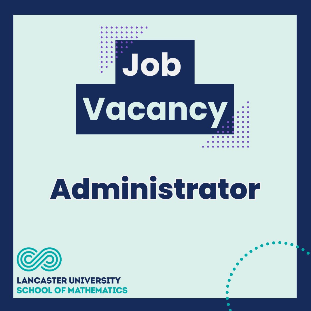 Lancaster University School of Mathematics tweet media