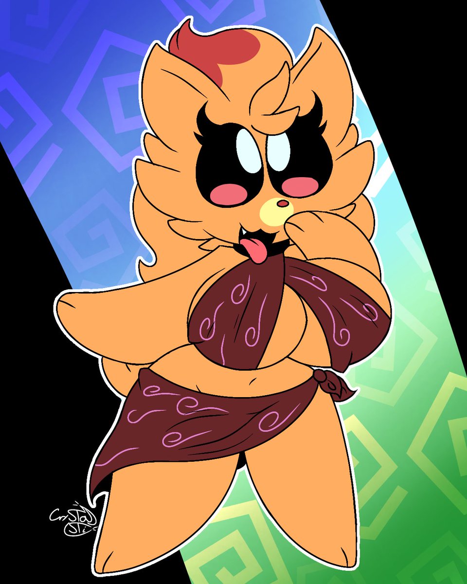 CrystalStic's tweet photo. They've only just revealed Pombon but I already love them https://t.co/9JxsTDZTLg