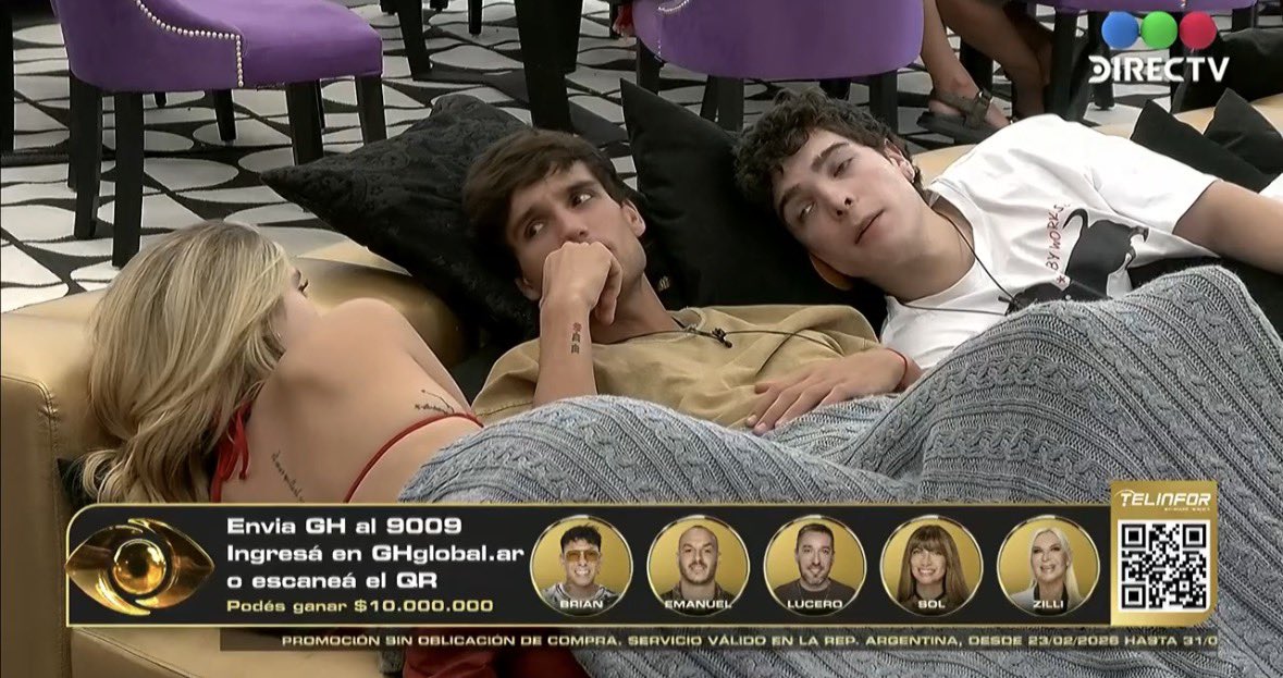 JUANICAR: para mí esta edición va a ser la más picante de las últimas 3. 

FRANCO: ni en peeeedo

LOLO: vos decís?

JUANICAR: obvio, porque fíjate que la edición más picante que fue la de FURIA habían muchos perfiles plantas, en el de TATO era más hacerse el lindo y posar. En la