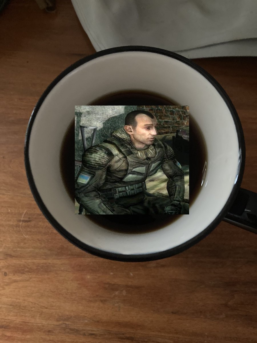 My morning cup of coffee, splendid.